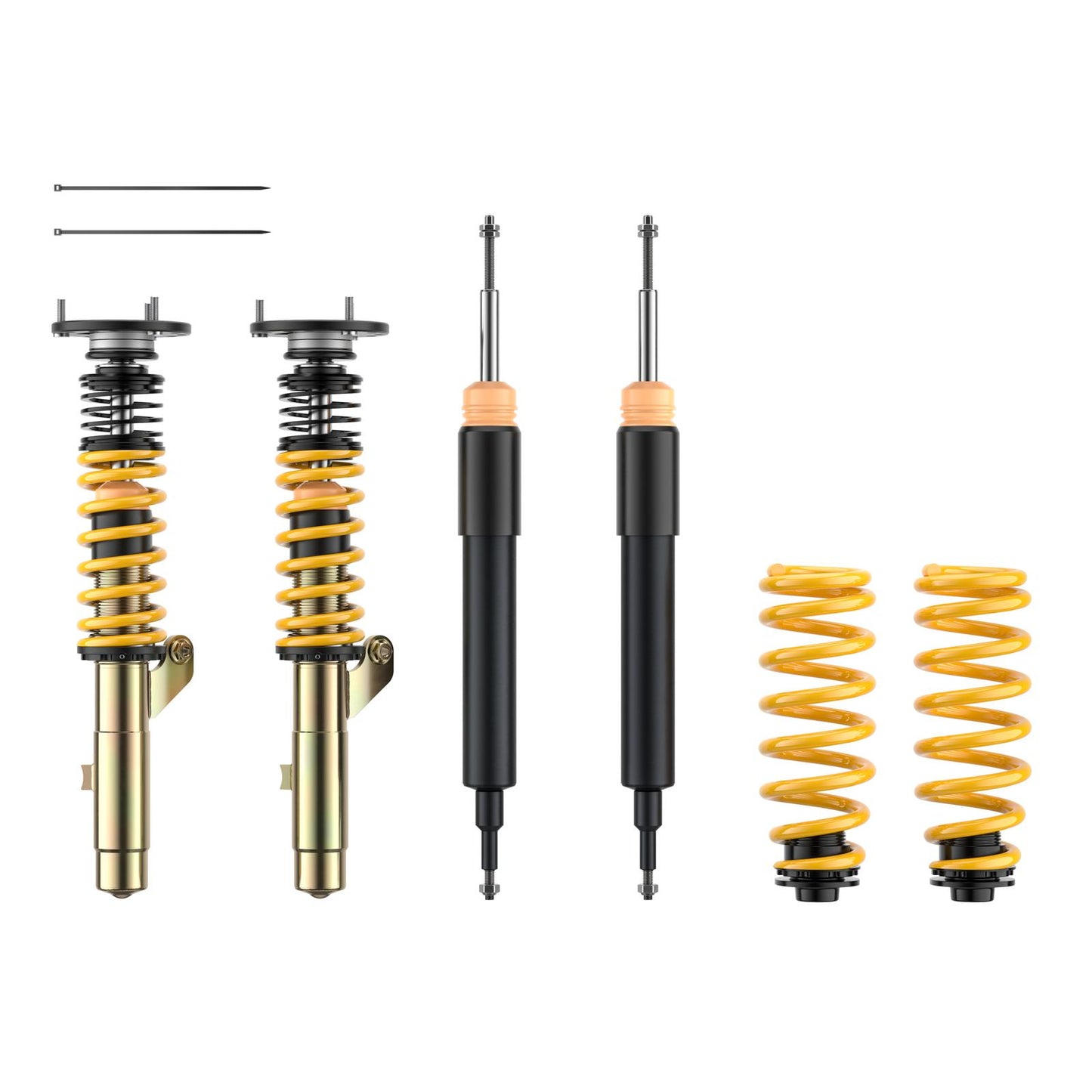 ST XTA Height, Rebound Adjustable Coilover Kit w/ Top Mounts 06-11 BMW