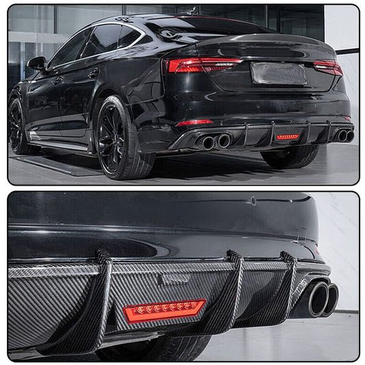 Audi A5/S5/RS5 2020+ Carbon Diffuser With Third Brake light