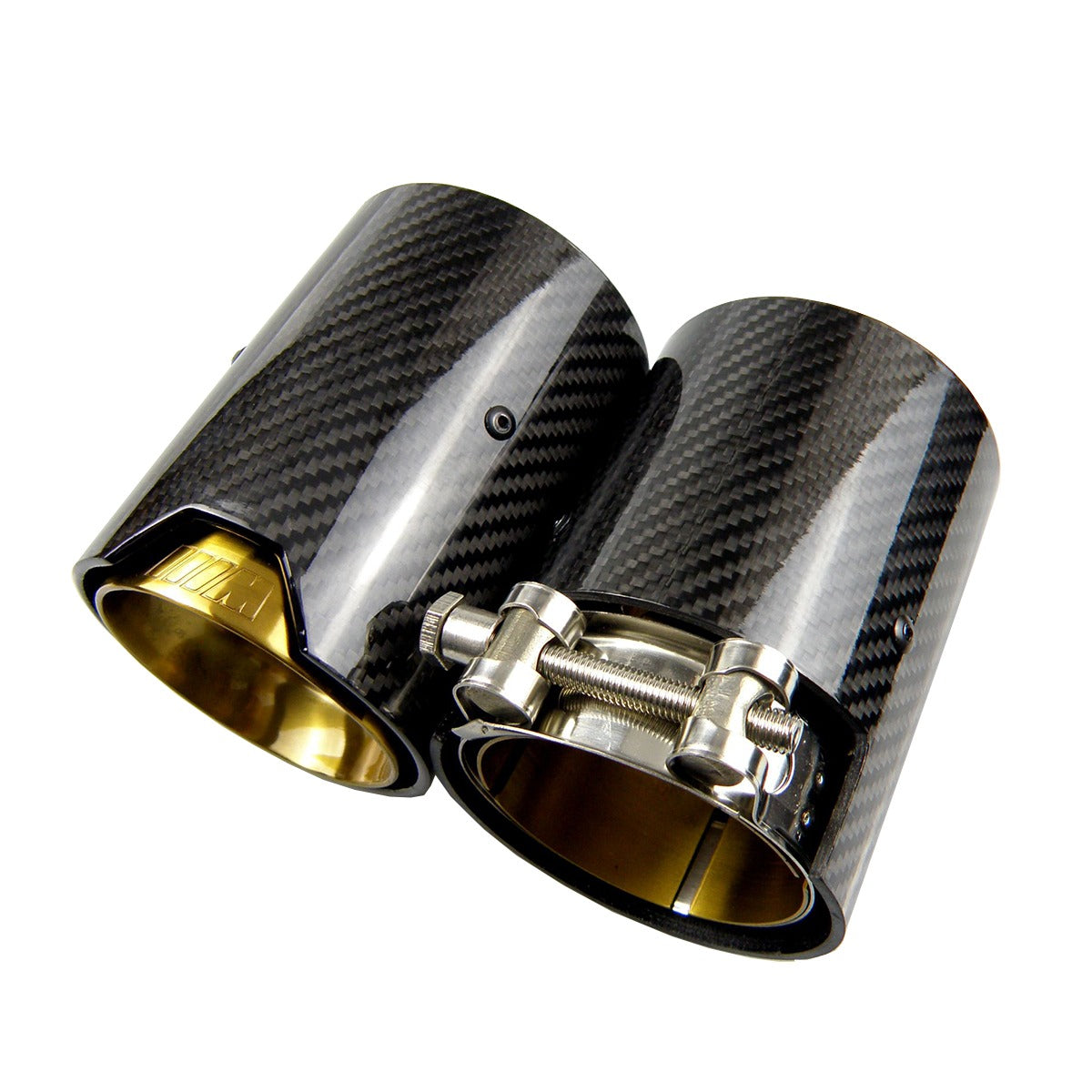 M Performance Carbon Fiber Exhaust Tips Gold