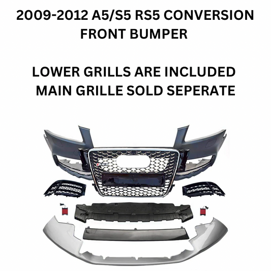 2009-2012 A5/S5 RS5 Conversion Front Bumper