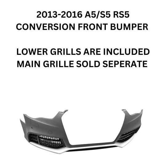 2013-2016 A5/S5 RS5 Conversion Front Bumper