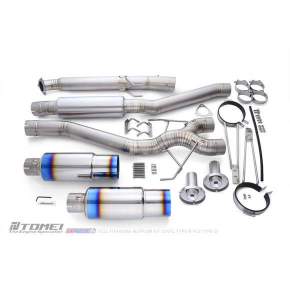 TOMEI - FULL TITANIUM MUFFLER KIT EXPREME TI CIVIC TYPE-R FL5 TYPE-D