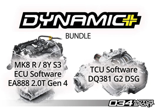 034Motorsport Dynamic+ EA888.4 2.0T ECU & DQ381 G2 TCU Tuning Bundle - VW/Audi / MK8 R / 8Y S3