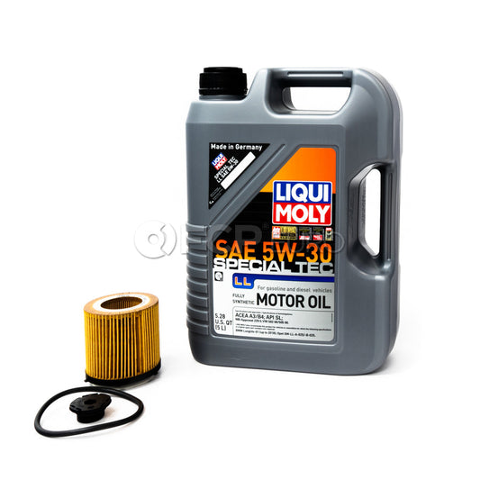 BMW 5W30 Oil Change Kit - Liqui Moly 11427634291KT