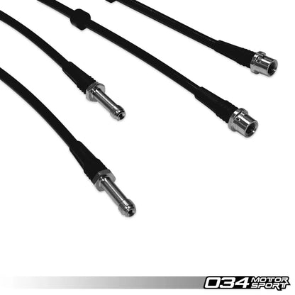 034 Motorsport Stainless Steel Braided Brake Line Kit - Audi / C7 / C7.5 / A6 / A7 / S6 / S7