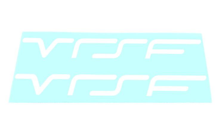 VRSF Logo Window Decals – White